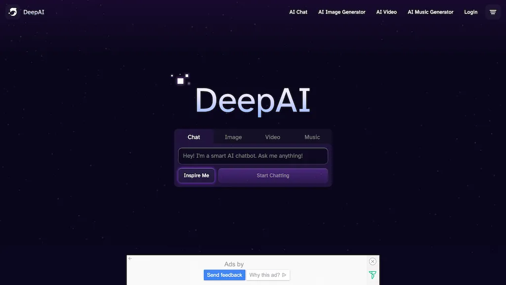 DeepAI screenshot