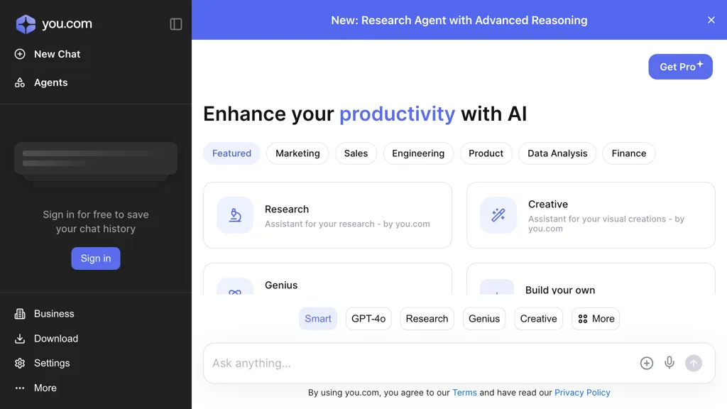You.com screenshot