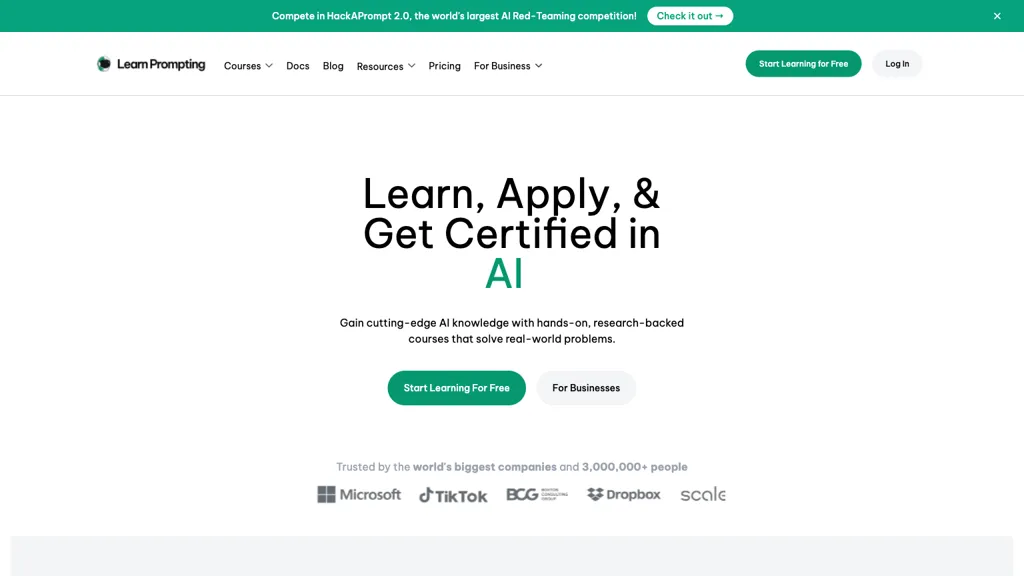 Learn Prompting screenshot