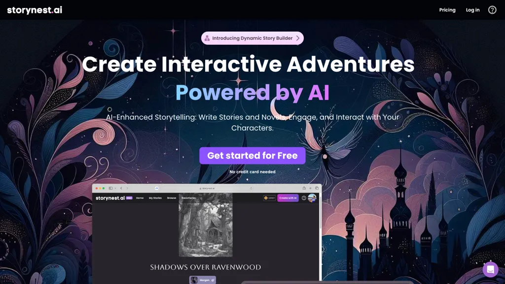 Storynest.ai screenshot