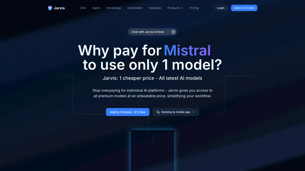 Jarvis AI screenshot