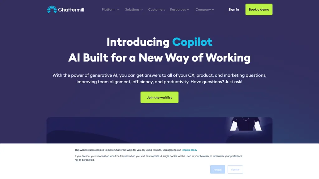 Chattermill screenshot