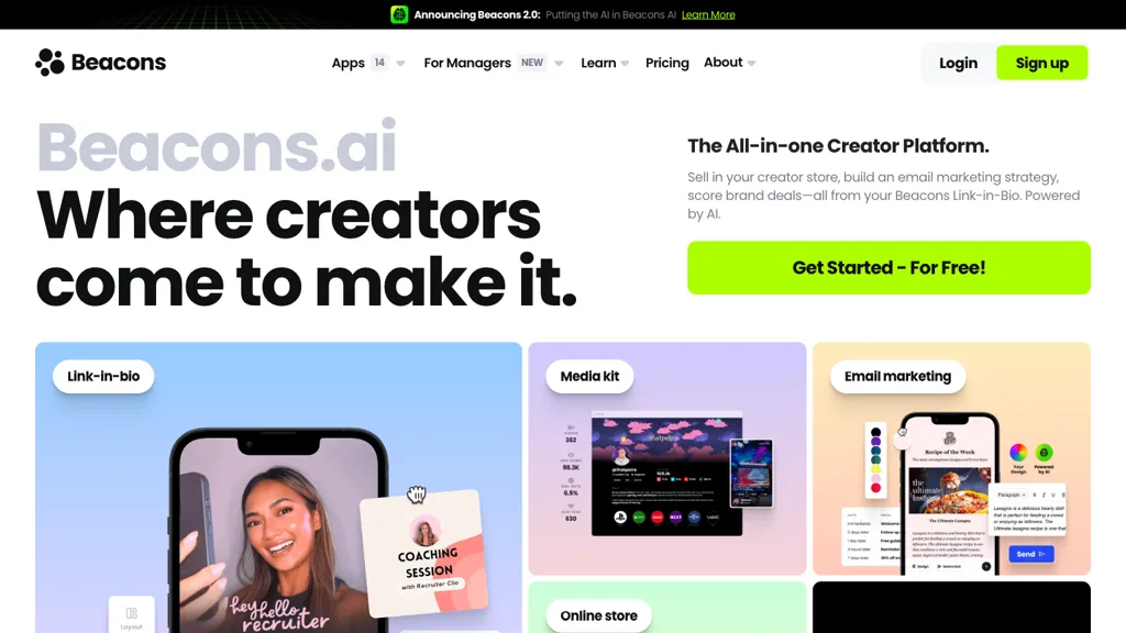 Beacons AI screenshot