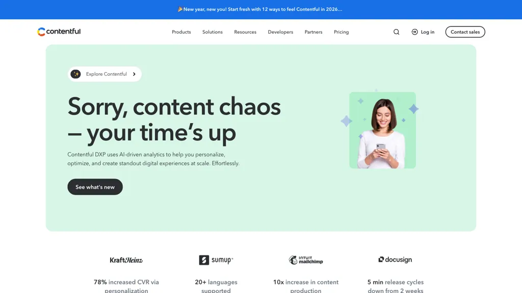 Contentful screenshot