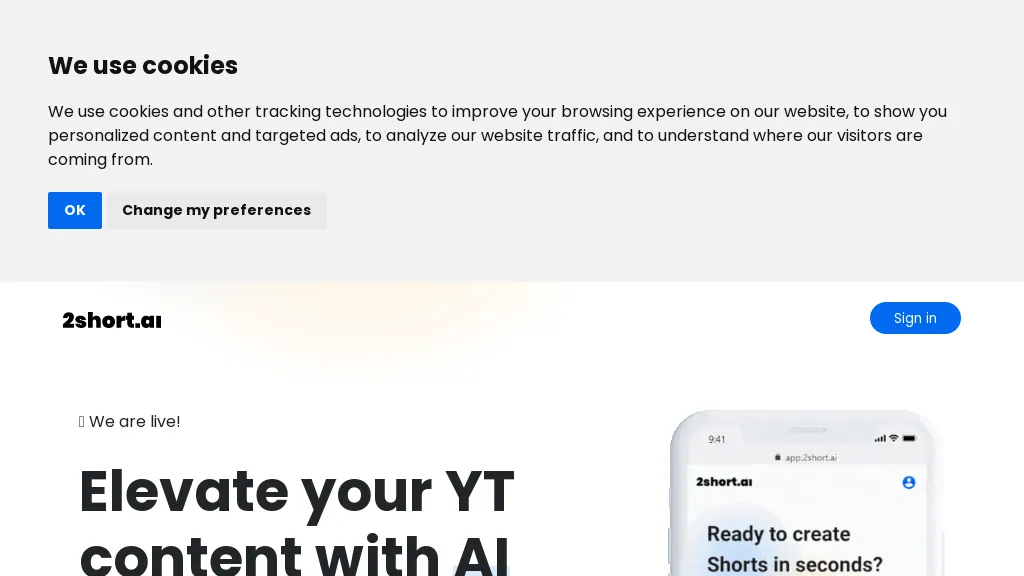 2Short.Ai screenshot