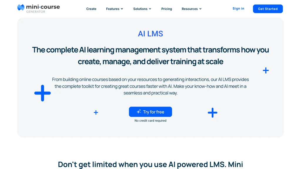 AI Course Creator screenshot