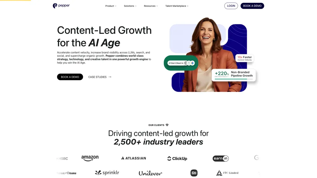 Pepper Content screenshot