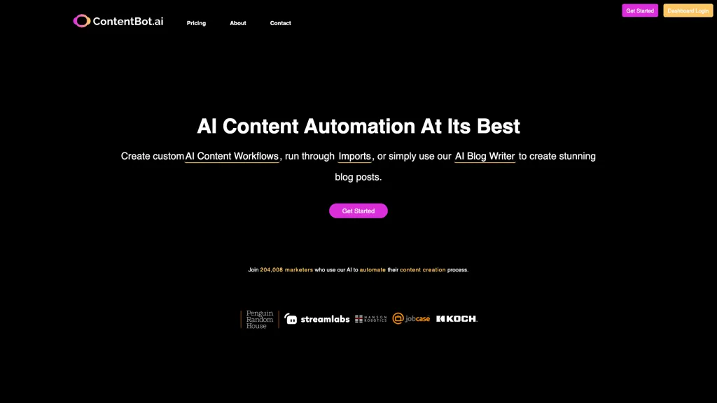 ContentBot AI screenshot