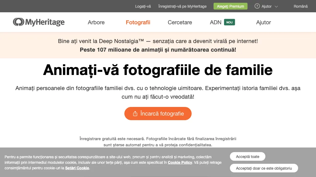 Deep Nostalgia screenshot