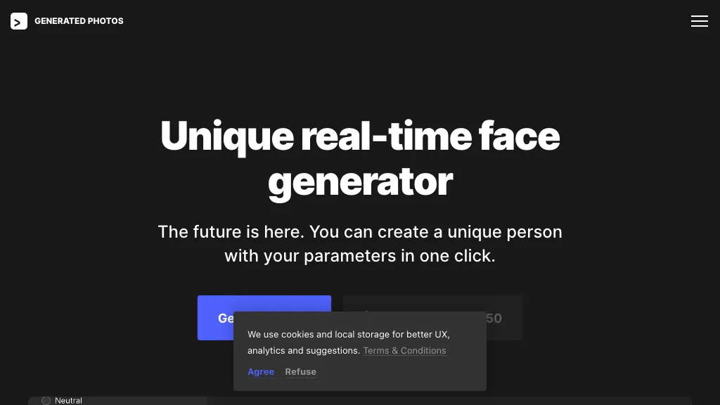 Face-generator screenshot