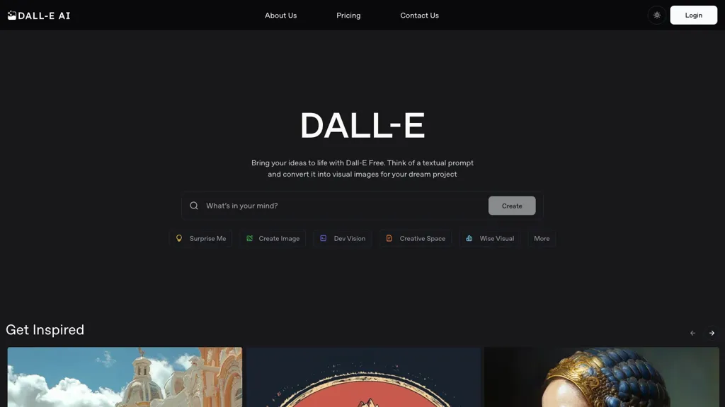 Dall-E Free Image Generator screenshot
