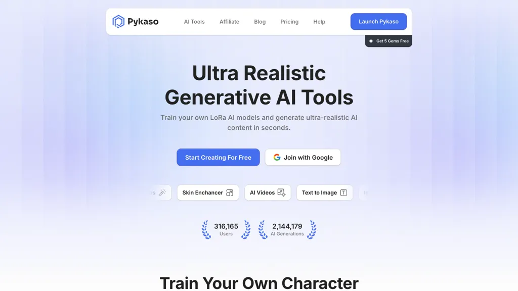 Pykaso AI screenshot