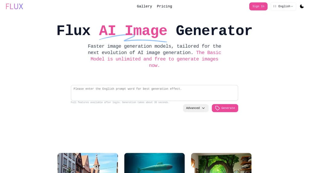 Flux Pro AI screenshot