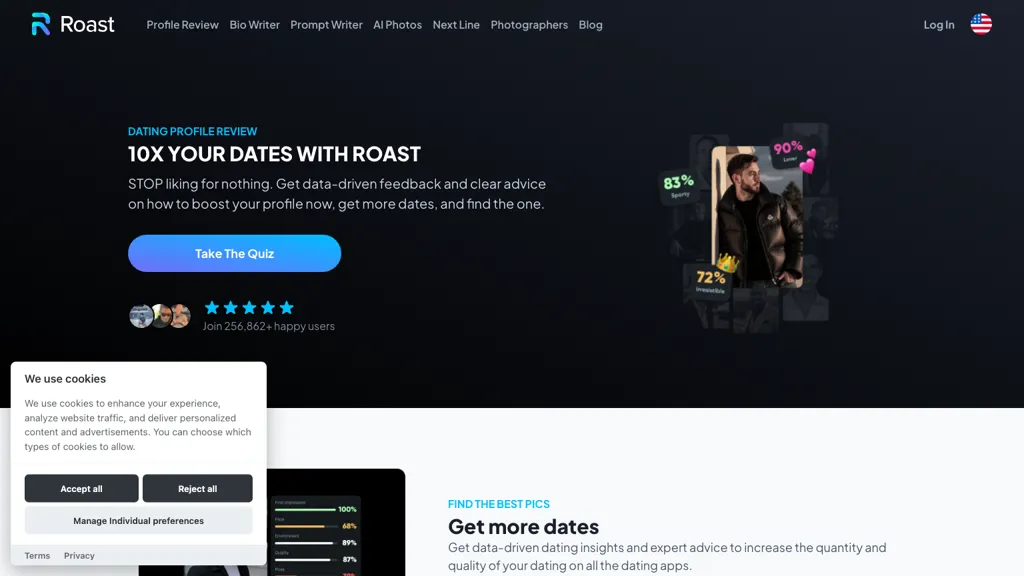 Roast Dating screenshot