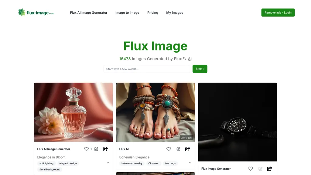 Flux image screenshot