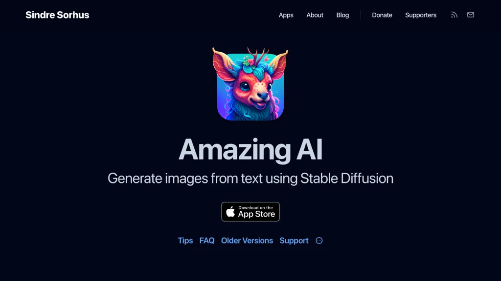 Amazing AI screenshot