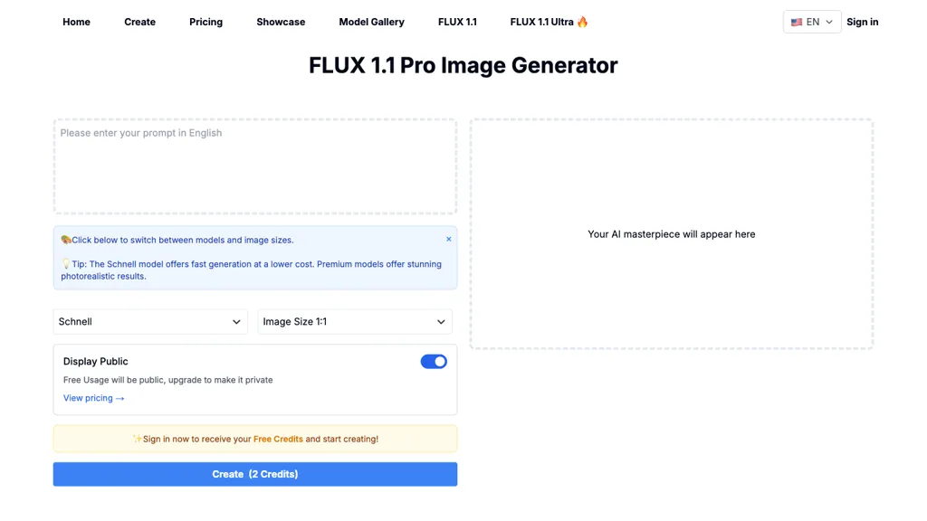 FLUX 1.1 Pro screenshot