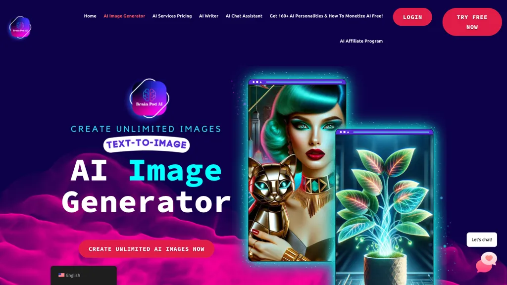 Brain Pod AI - image generator screenshot