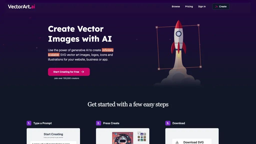 VectorArt.ai screenshot