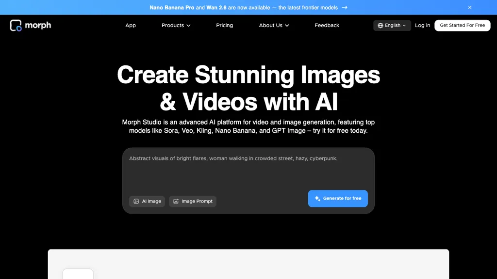 Morph Studio screenshot