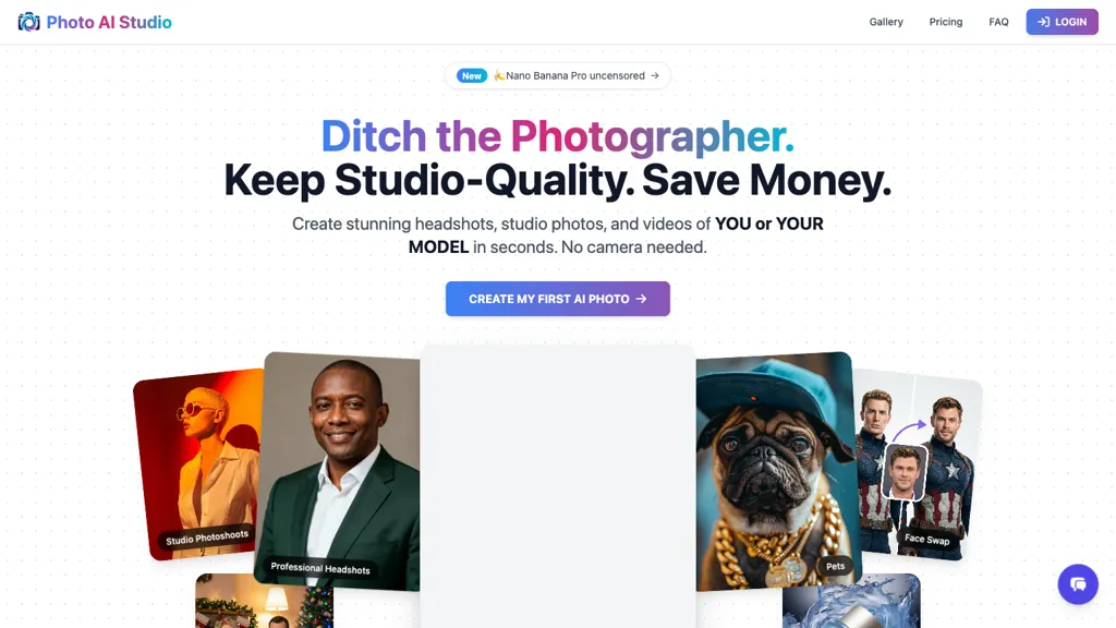 Photo AI Studio screenshot