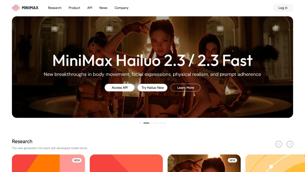 MiniMax screenshot