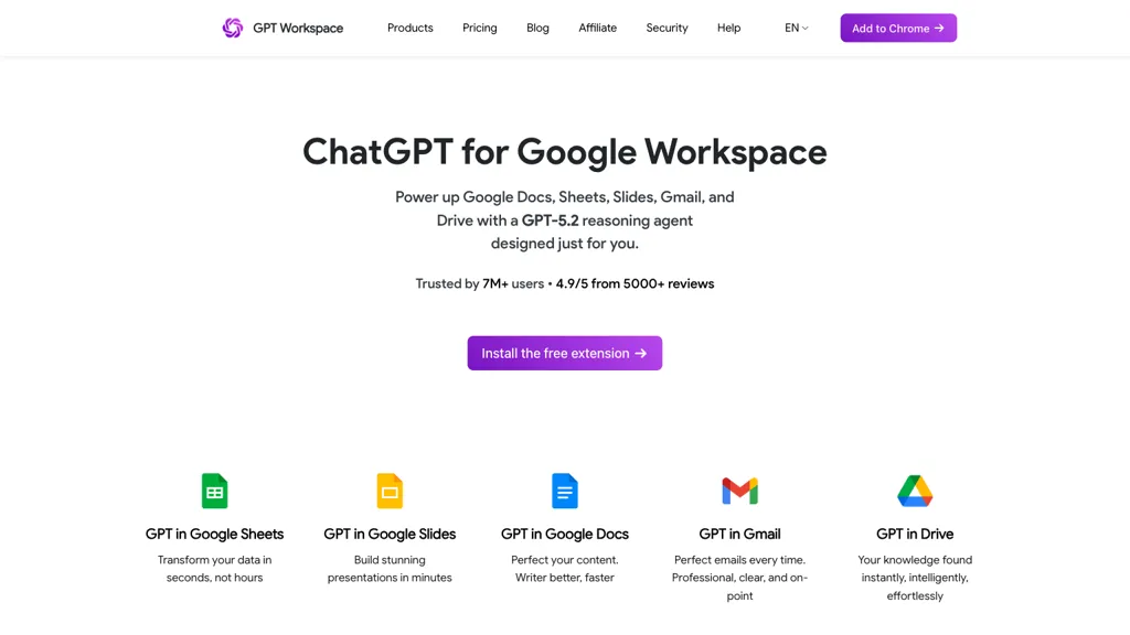 GPT-Workspace screenshot