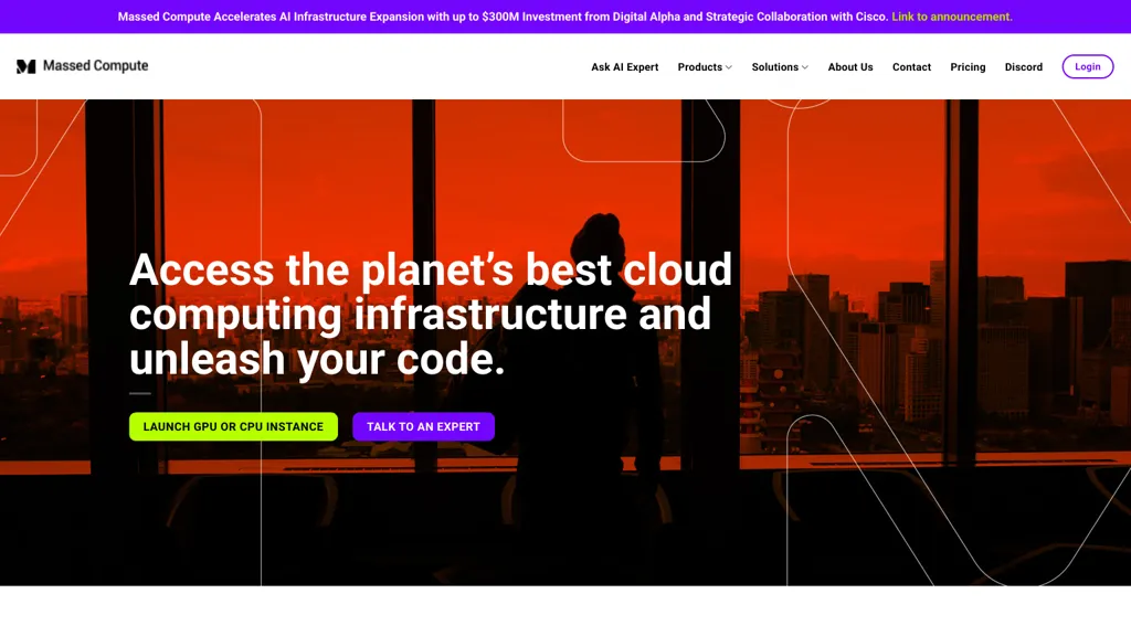Massedcompute.com screenshot
