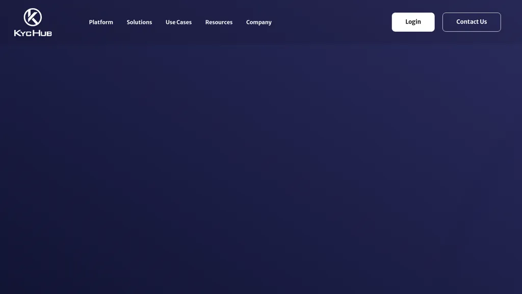 Kyc hub screenshot