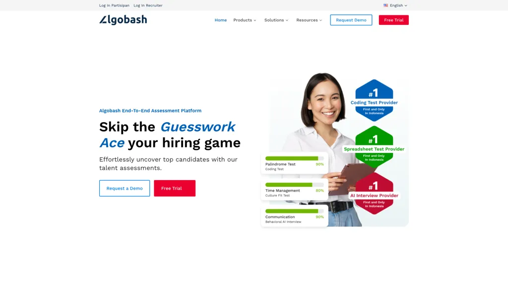 Algobash.com screenshot