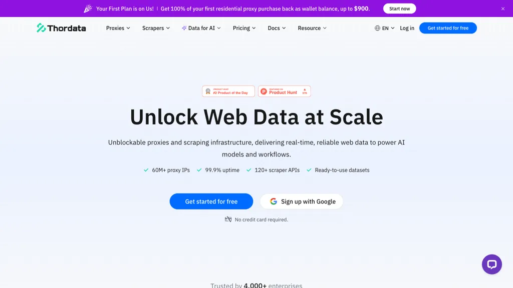 Thordata Residential Proxy screenshot