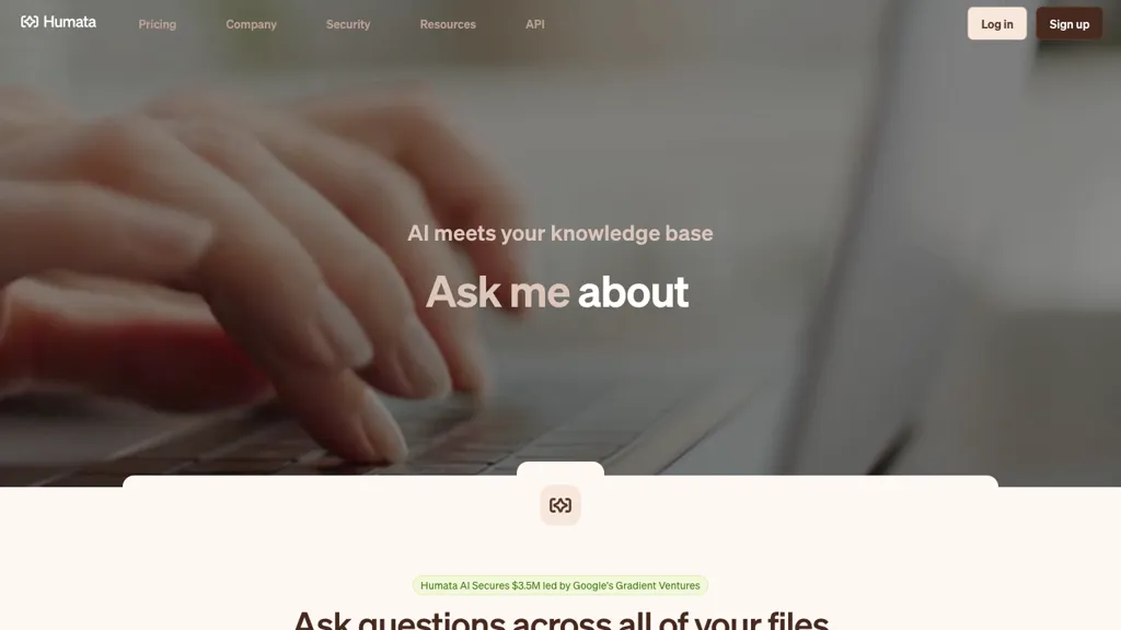 Humata AI screenshot