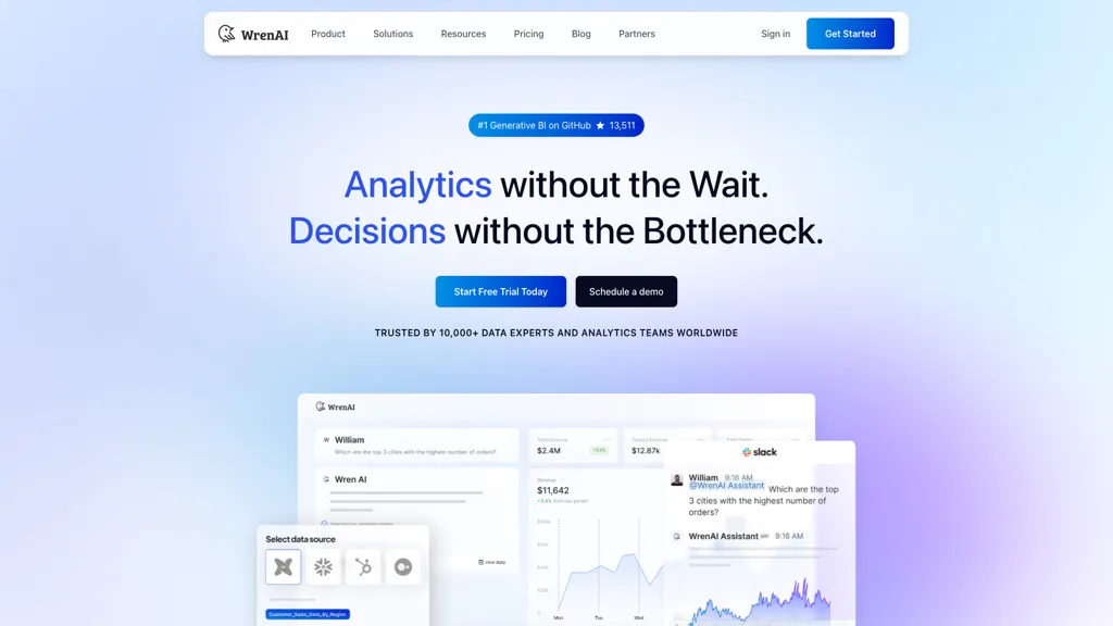 Wren AI Cloud screenshot