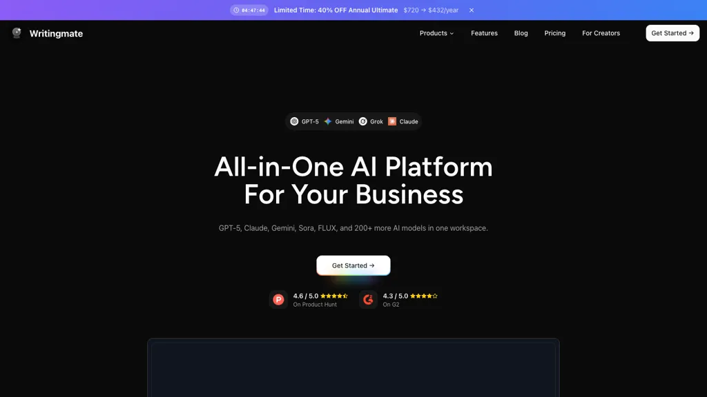 Writingmate.ai screenshot