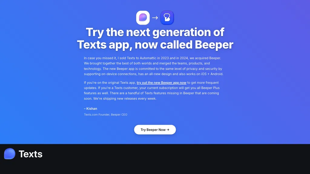 texts.com screenshot