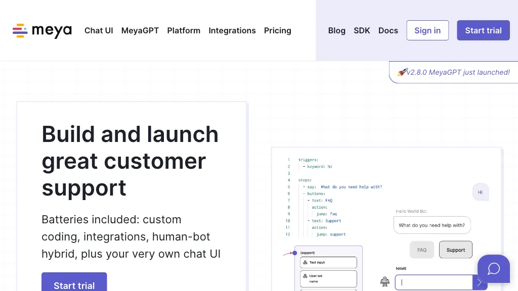 MeyaGPT screenshot