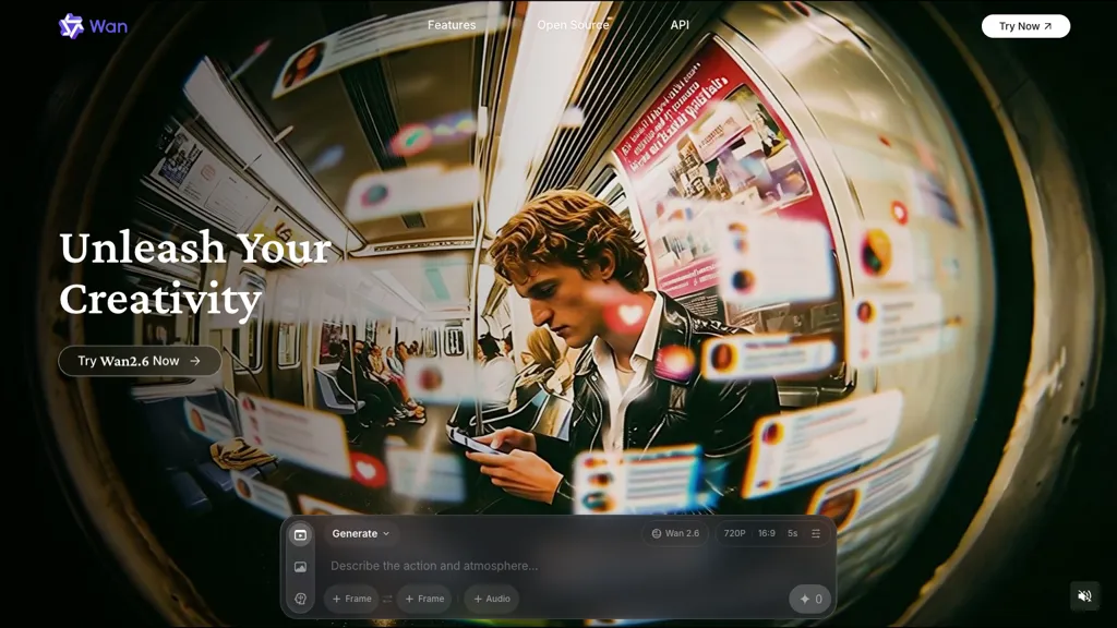 Wan.video screenshot