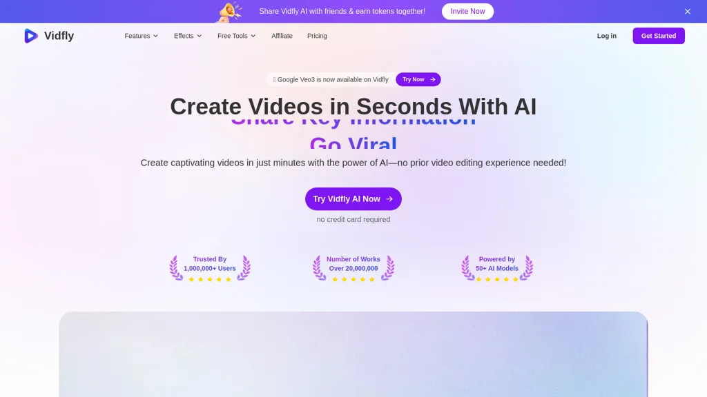 Vidfly.ai screenshot