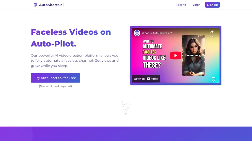 AutoShorts.ai screenshot