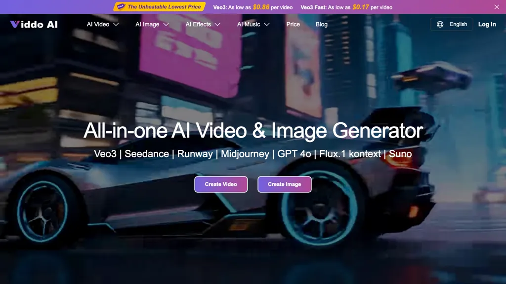 Viddo AI Video Generator screenshot