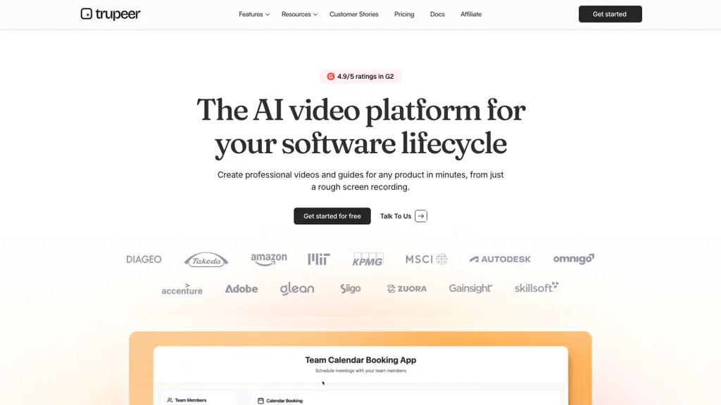 Trupeer.ai screenshot