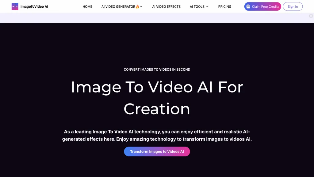 ImageToVideo AI screenshot