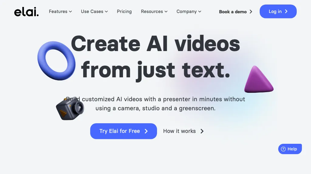 Elai.io screenshot