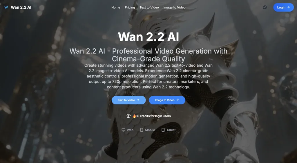 Wan 2.2 AI screenshot