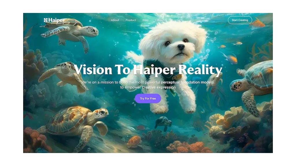 Haiper AI screenshot