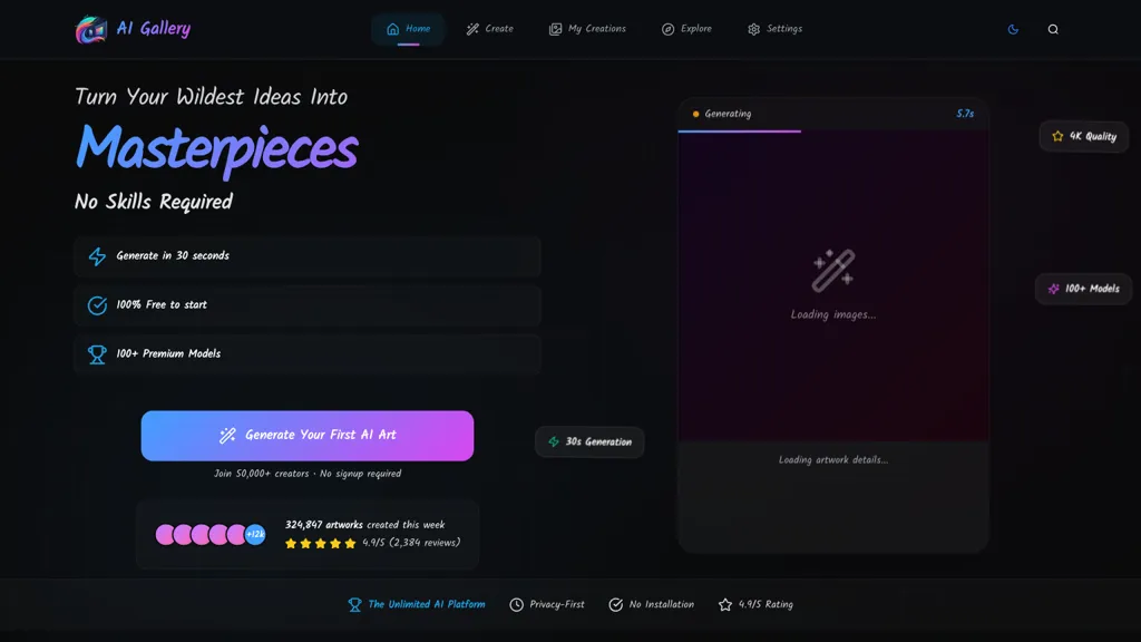 AI Gallery screenshot