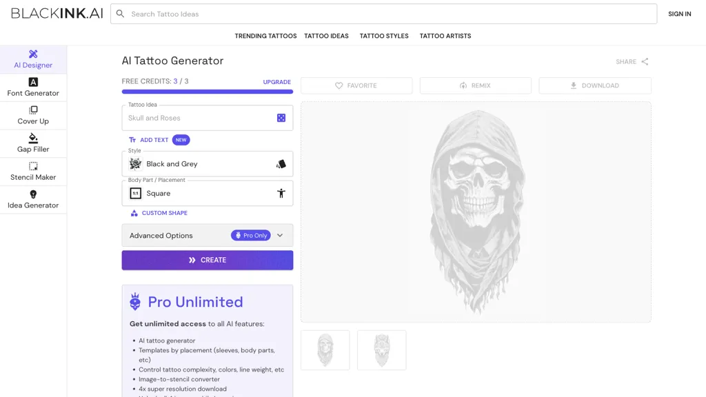 Blackink AI screenshot