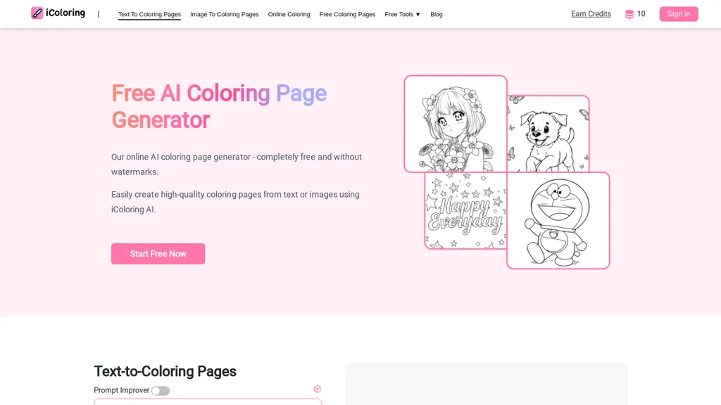 iColoring AI screenshot