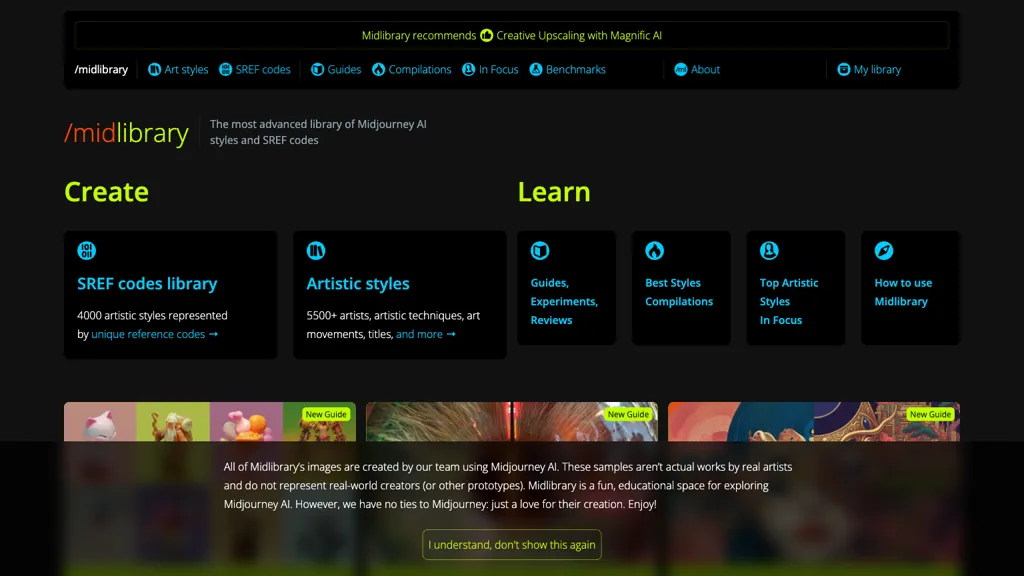 midlibrary.io screenshot