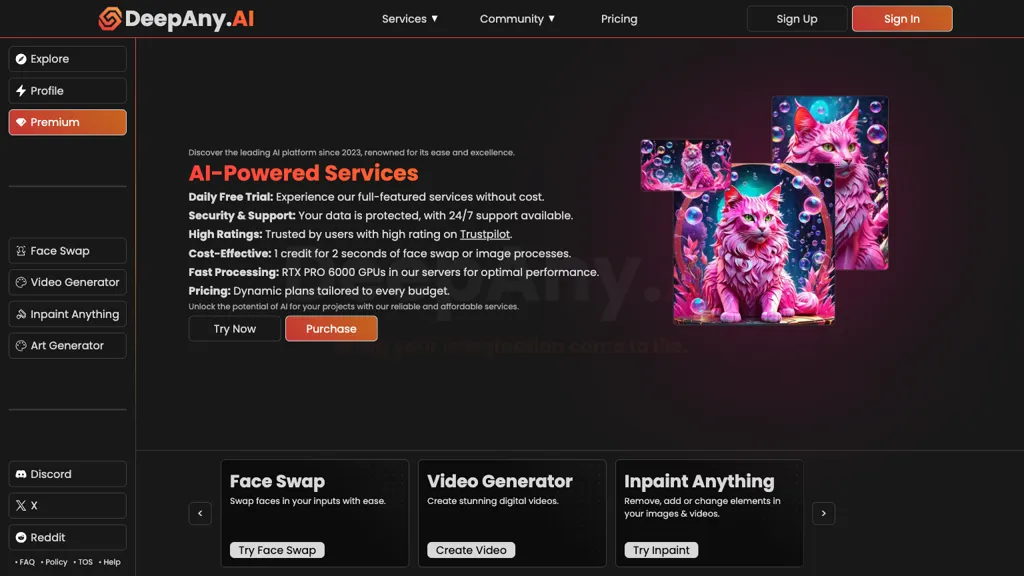DeepAny.AI screenshot